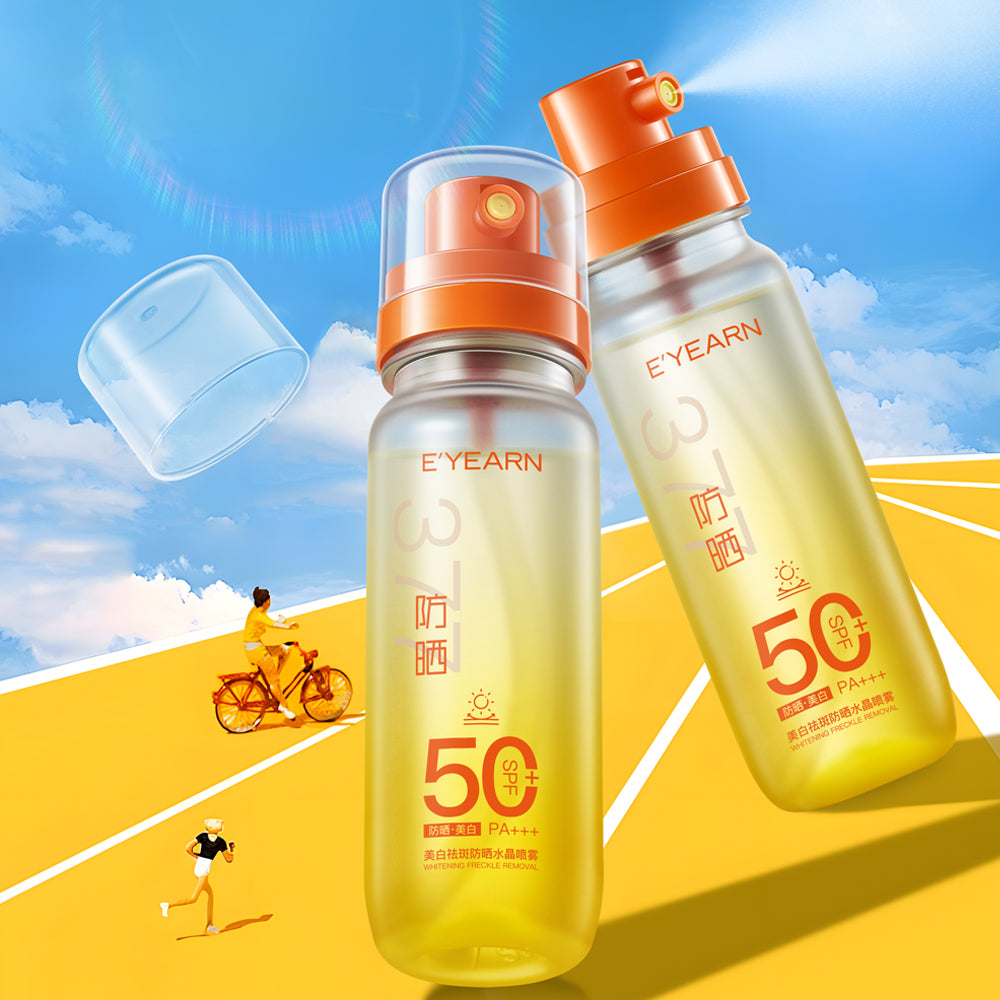 E'YEARN Whitening, Spot-Removing, and Sunscreen Crystal Spray SPF50+ PA+++ (Orange Gradient) 90ml