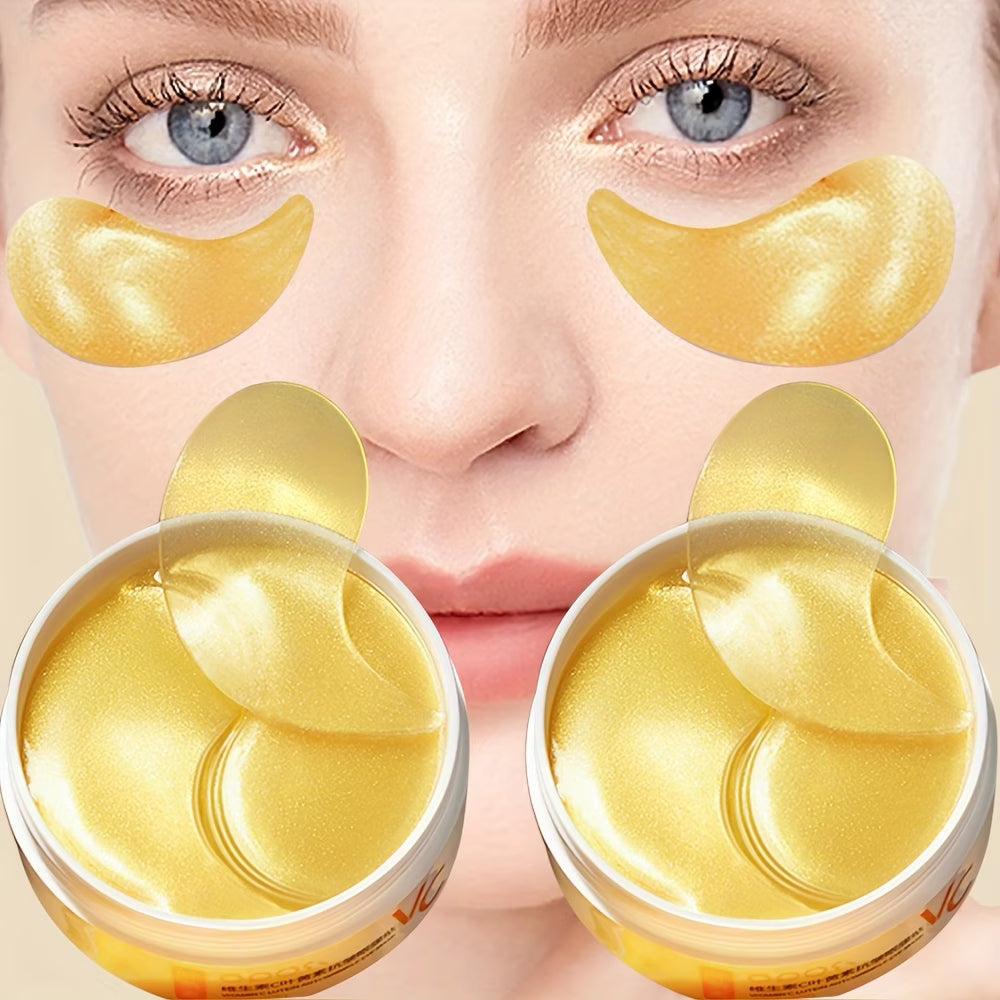 《The Bulk & Buy Store》 Vitamin C Eye Masks - Contains collagen and lutein for daily eye care | Starting from 5 items, as low as £11.75