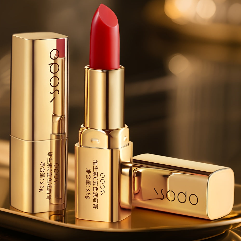 Vitamin C Lippenbalsam mit Farbwechsel – feuchtigkeitsspendend & hydratisierend, natürlicher Farbton
