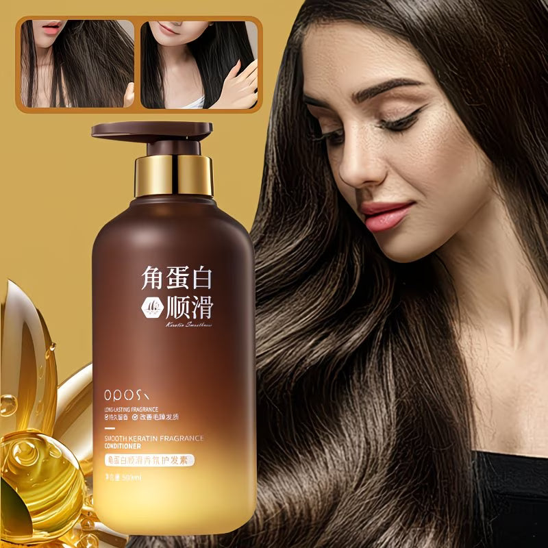 Keratin-Glättung & duftende Pflegespülung — 500ml