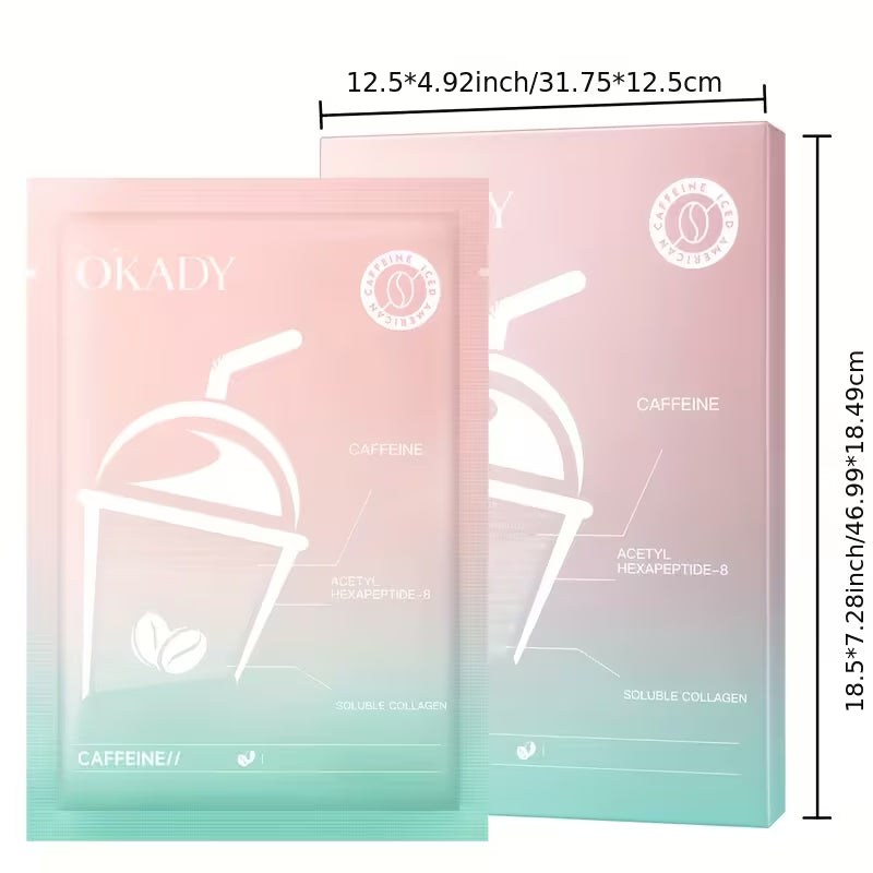 10/20-Piece Pack (5 Sheets per Box) — Icy Americano Caffeine Firming Mask