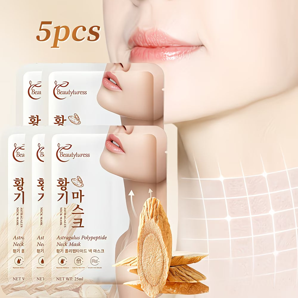 5pcs of Astragalus Peptide Neck Mask
