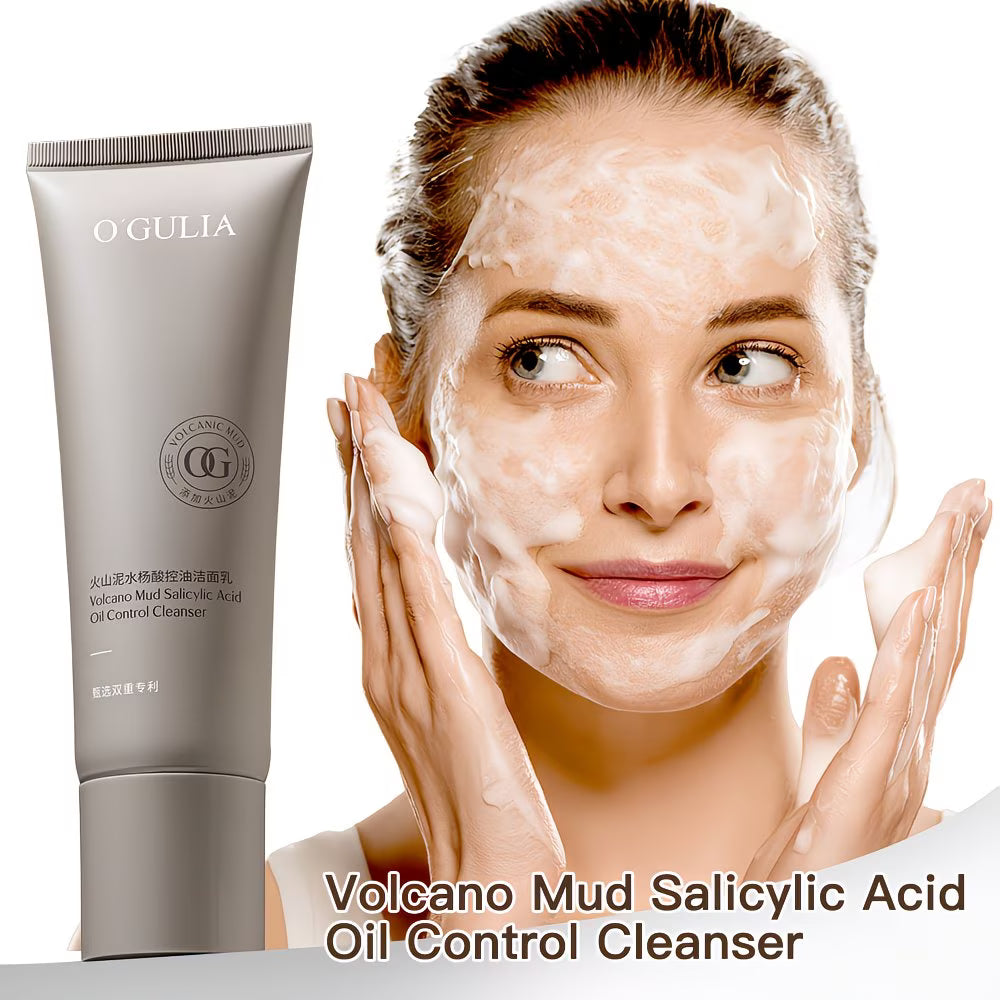 Volcanic Mud & Salicylic Acid Oil-Control Cleanser