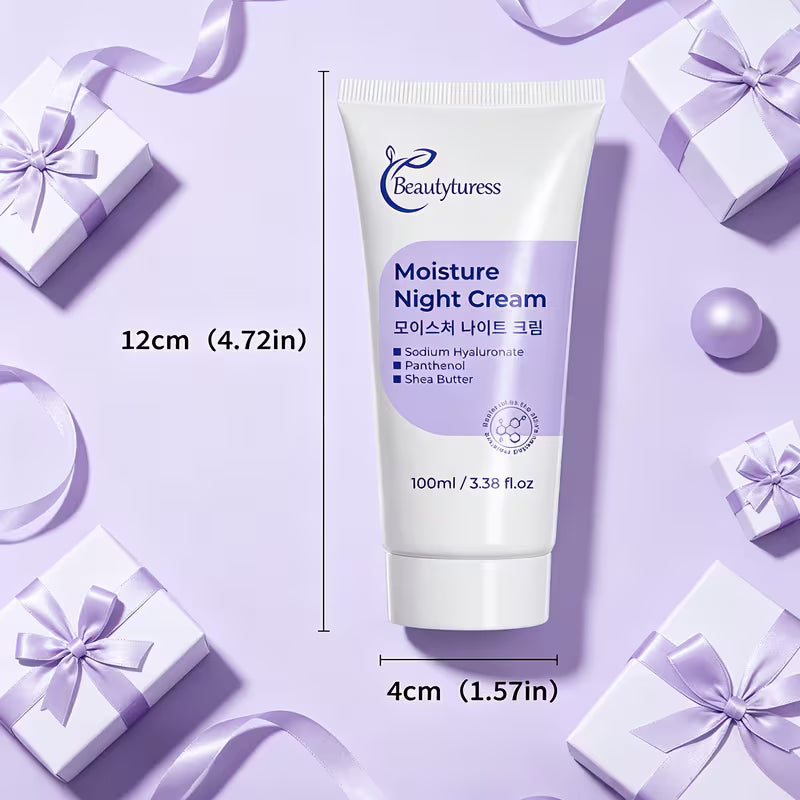 Moisturizing Night Cream with Avocado Butter & Hyaluronic Acid – 100ml