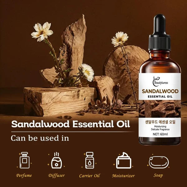 Beautyturess Sandalwood Essential Oil 60ml