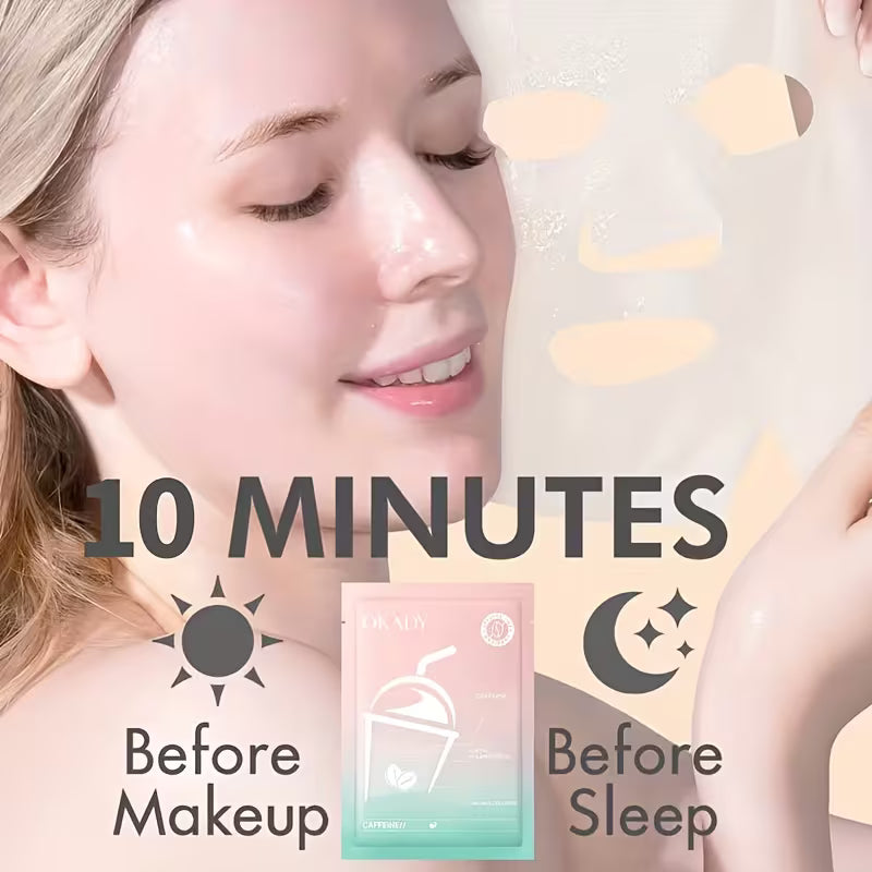 10/20-Piece Pack (5 Sheets per Box) — Icy Americano Caffeine Firming Mask