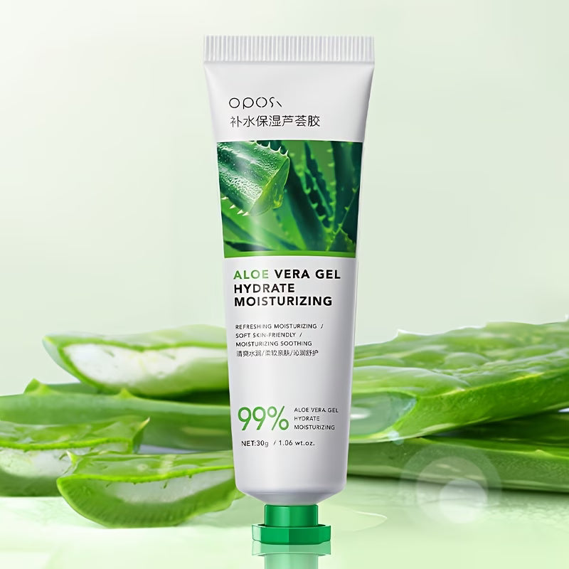 《The Bulk & Buy Store》99% Aloe Vera Moisturizing Gel with Hyaluronic Acid – Soothing, Non-Greasy & Sensitive Skin Safe | From 5 items, as low as £6.17