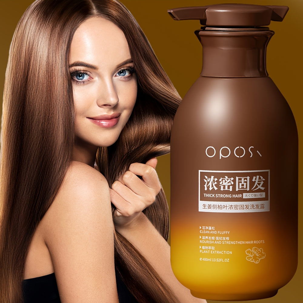 Ingwer- und Lebensbaumblatt-Shampoo für dichtes Haar – 400 ml