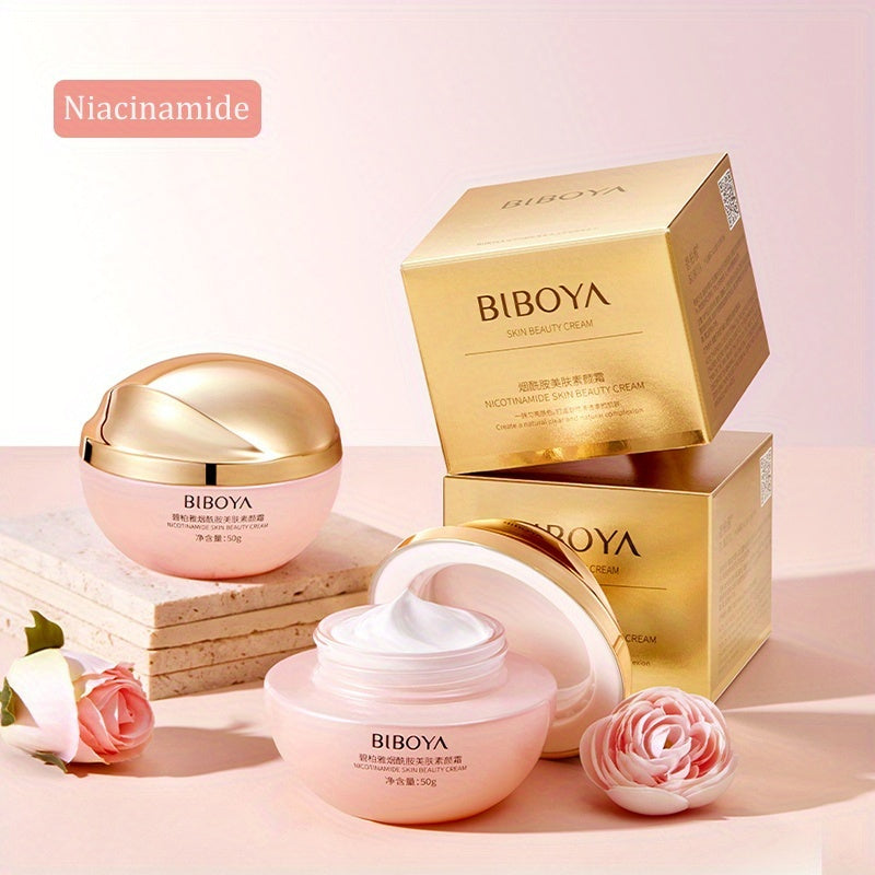 Containers of Niacinamide Bare Face Cream