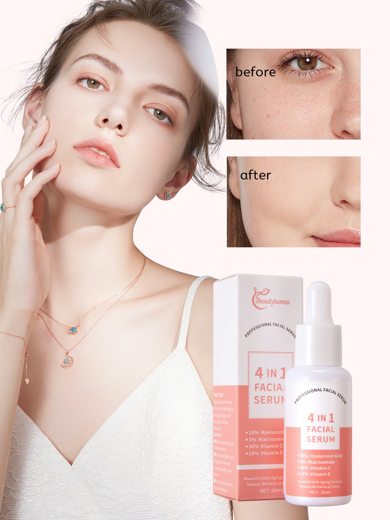 《The Bulk & Buy Store》Beautyturess 4in1 Serum | Starting from 5 items, as low as £8.50