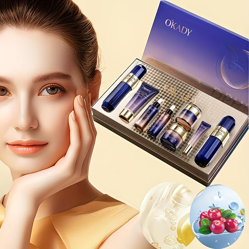 Hydrolyzed Collagen & Hyaluronic Acid Skincare Set – 8-Piece Collection
