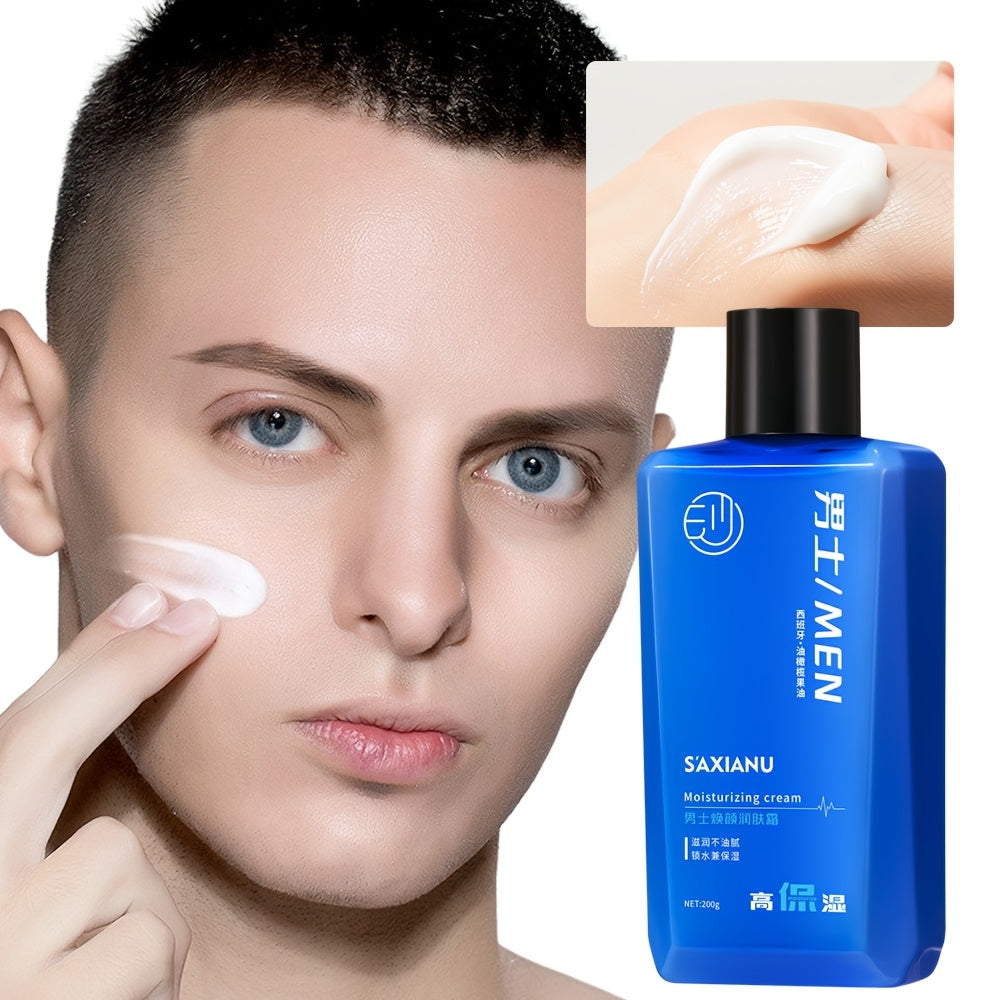 Herren-Feuchtigkeitscreme für das Gesicht, formuliert mit Vitamin C und Niacinamid