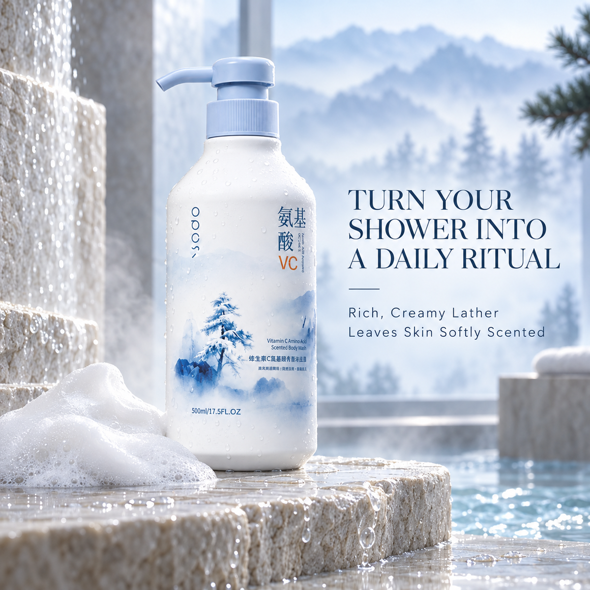 Vitamin C Amino Acid Fragrance Shower Gel