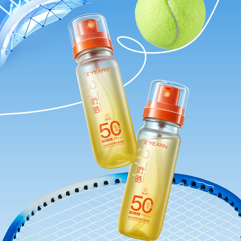 E'YEARN Whitening, Spot-Removing, and Sunscreen Crystal Spray SPF50+ PA+++ (Orange Gradient) 90ml