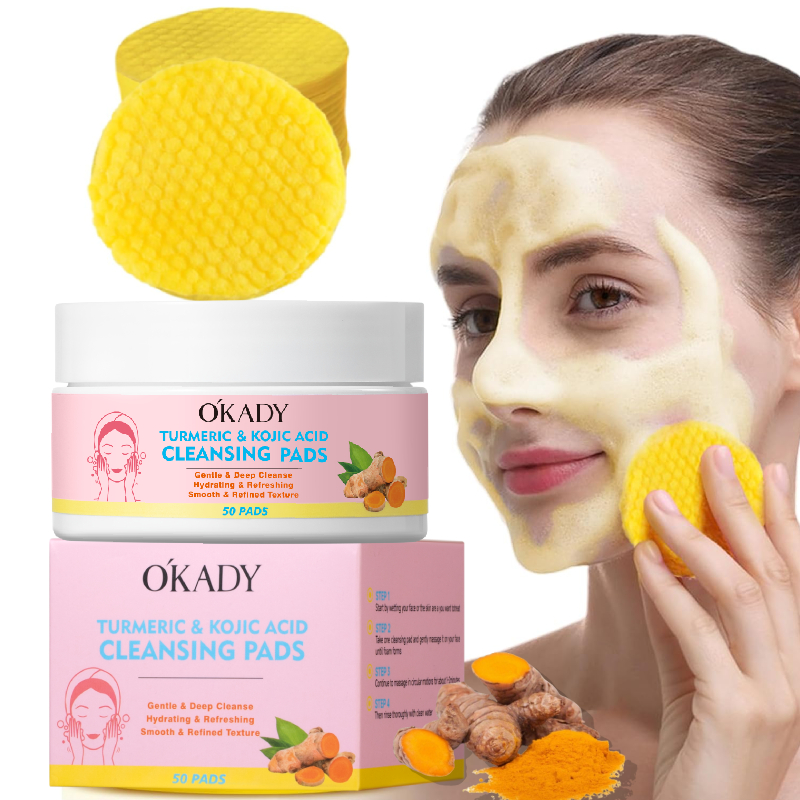 O'KADY Turmeric & Curcumin Cleansing Pads