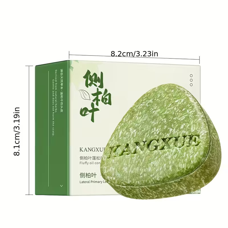 Plum Yew Leaf Herbal Shampoo Bar – Oil-Control, Volumising & Deep Cleansing