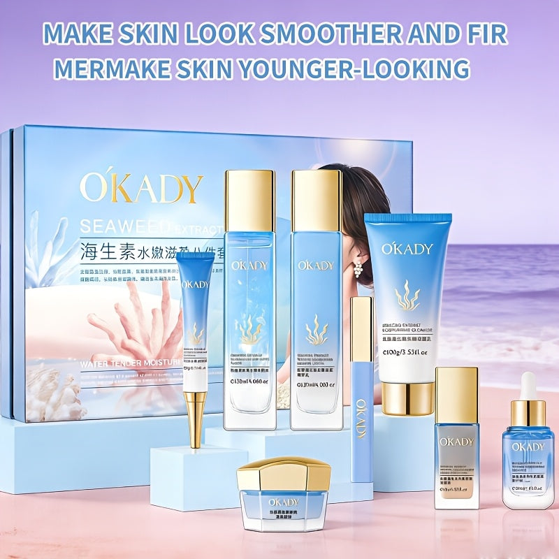 Luxury Marine Essence Skincare Gift Set — Suitable for All Skin Types (8-Piece Set)