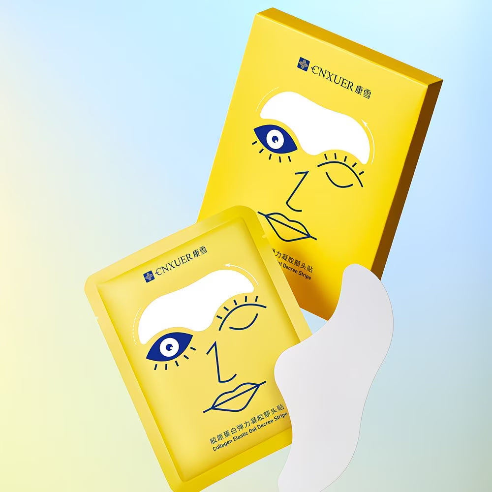 5er-Pack Kollagen-Gel-Stirnpads