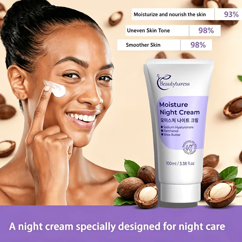 Moisturizing Night Cream with Avocado Butter & Hyaluronic Acid – 100ml