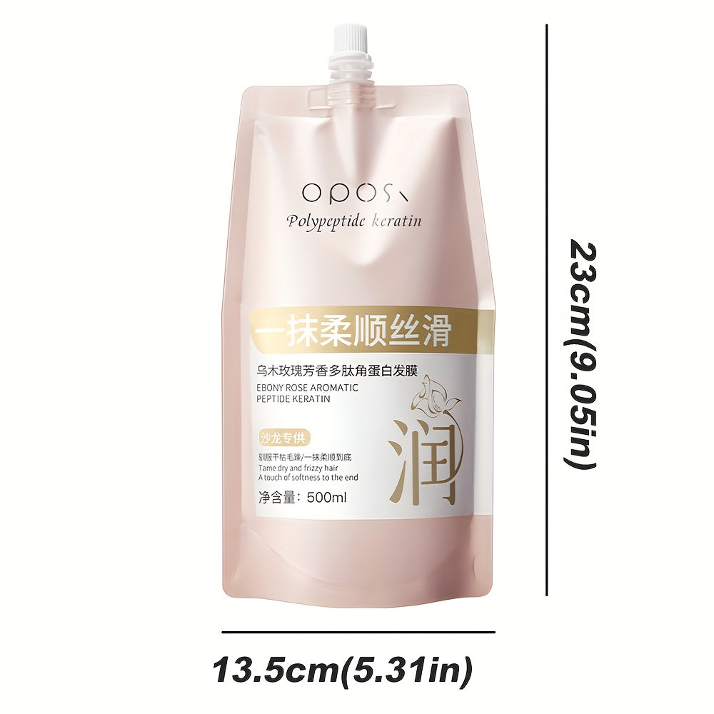 Haarmaske mit Peptiden und Keratin, Duftnote Ebenholzrose, 500 ml