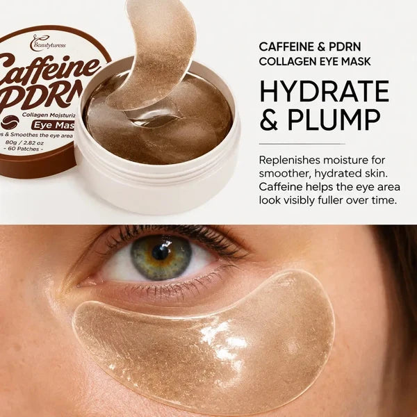 Beautyturess Caffeine & PDRN Collagen Moisturizing Eye Patches (80g/60 patches)