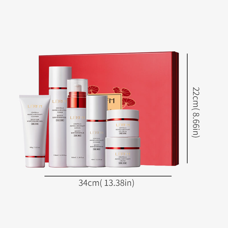 《The Bulk & Buy Store》Revitalizing Centella Asiatica Anti-Wrinkle Firming Six-Piece Set