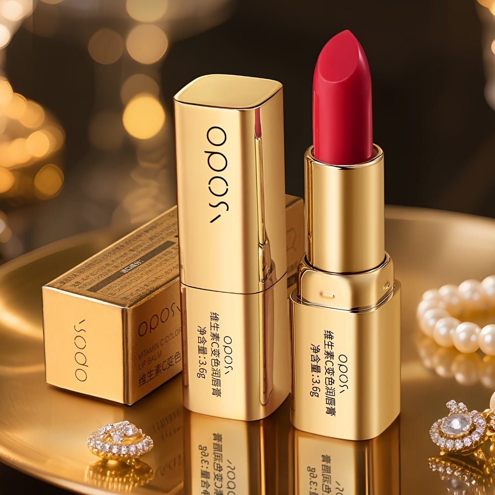 Vitamin C Lippenbalsam mit Farbwechsel – feuchtigkeitsspendend & hydratisierend, natürlicher Farbton