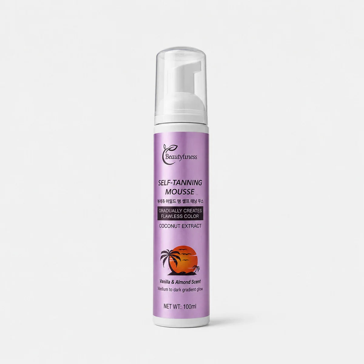 Beautyturess Vanilla Almond Self-Tanning Mousse (100ml)
