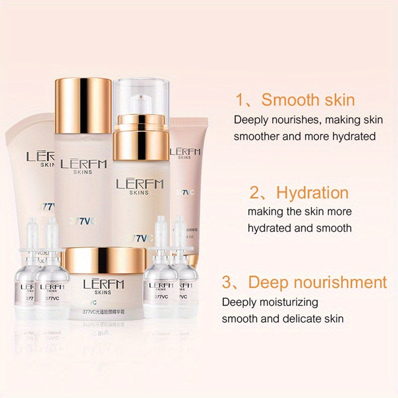 377 6pcs Light Beige Care Set - Contains VC Ingredient