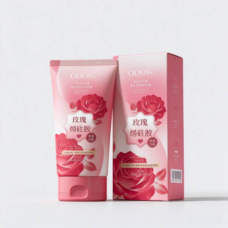 OPOS Rose & Niacinamide Scented Exfoliating Gel 150g