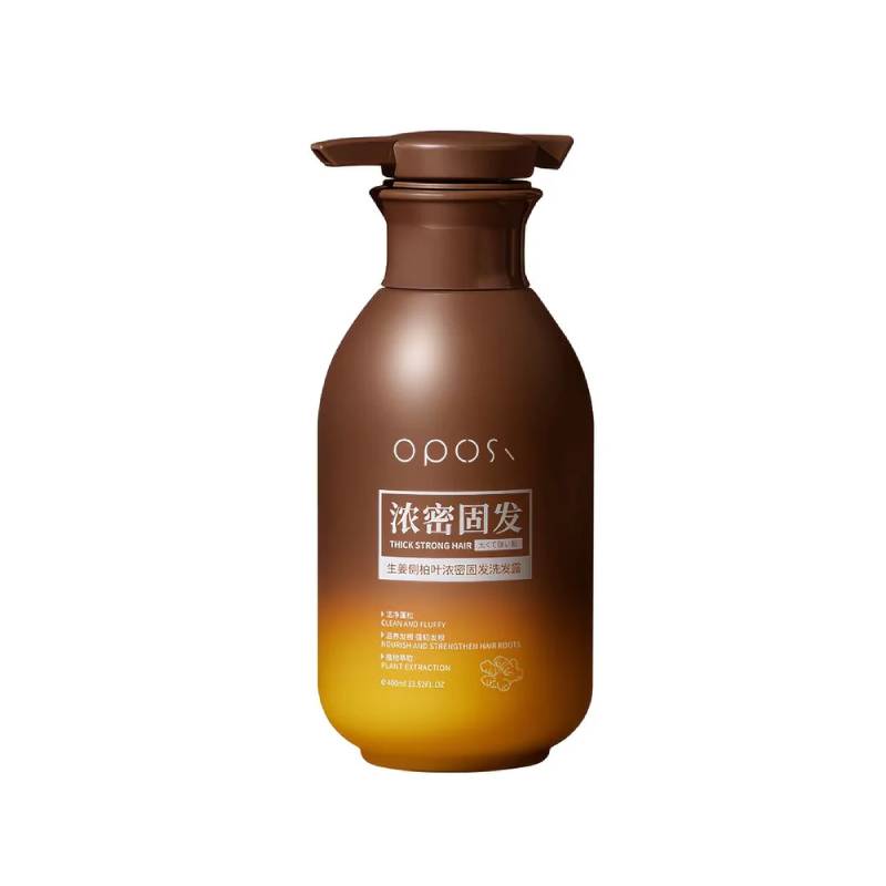 Ingwer- und Lebensbaumblatt-Shampoo für dichtes Haar – 400 ml