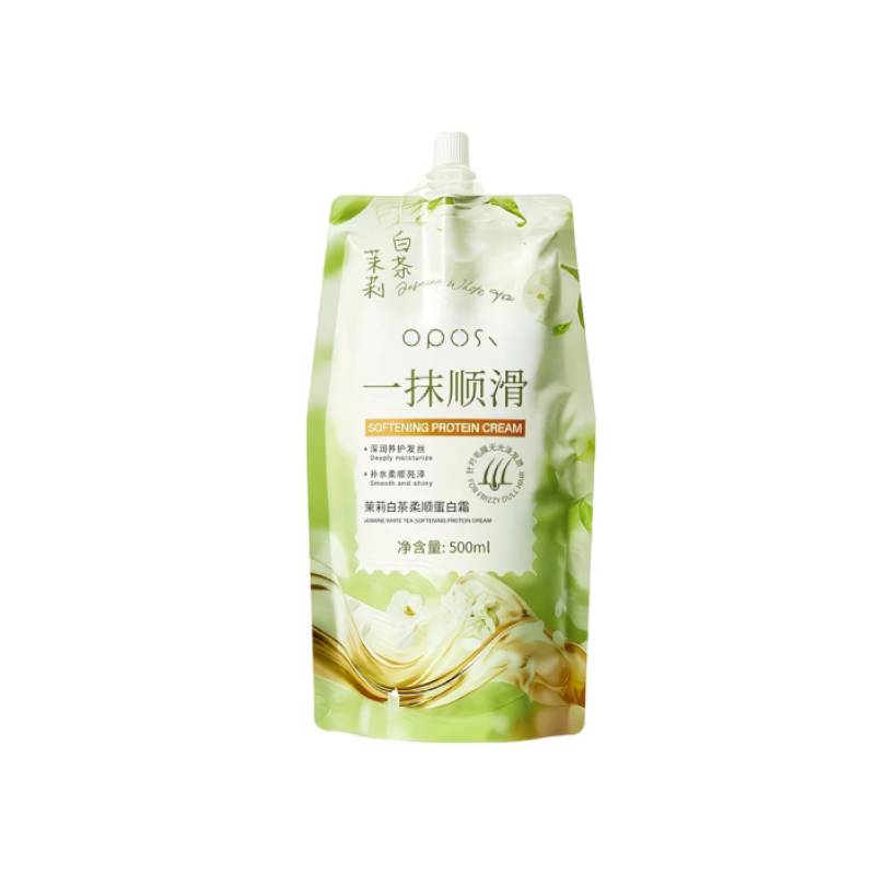 Jasmin-Weißtee-Keratin-Haarmaske (500 ml) — Lang anhaltender Duft