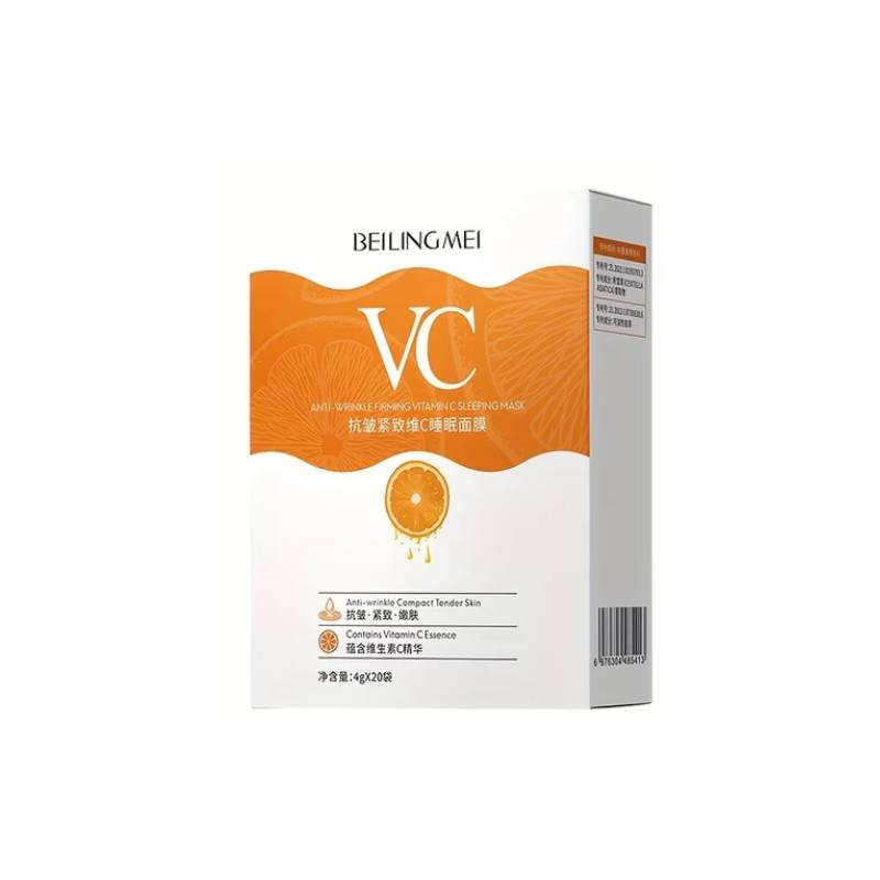 《The Bulk & Buy Store》Benefit Firming & Anti-Wrinkle Vitamin C Sleeping Mask 4g x 20 sachets | Starting from 5 items, as low as £8.42