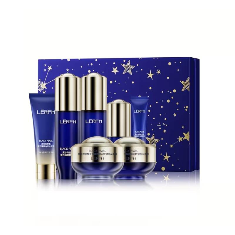《The Trade & Retail Store》LĒRFM Black Pearl Intensive Luxury Facial Care Gift Set (7-Piece Set)