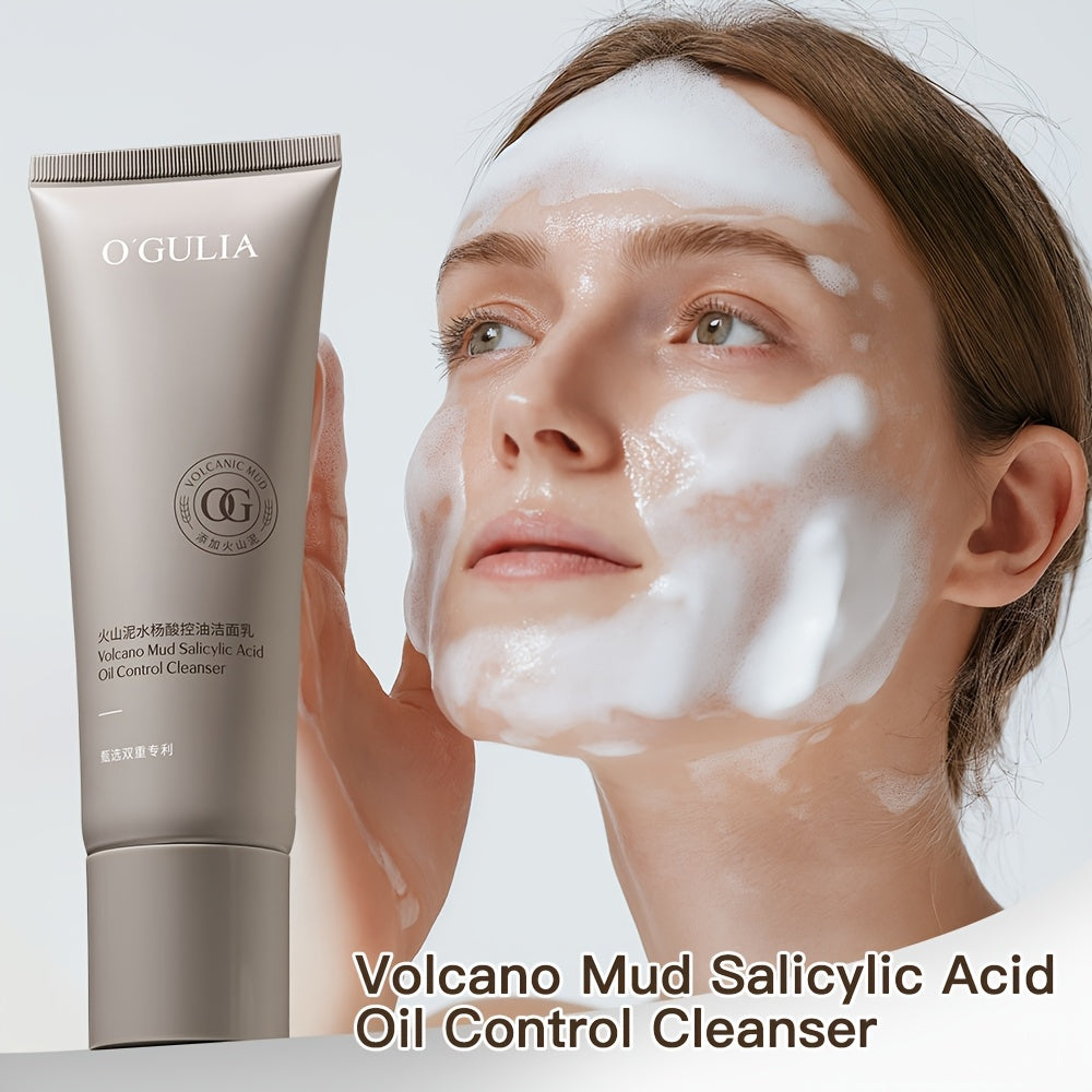 Volcanic Mud & Salicylic Acid Oil-Control Cleanser
