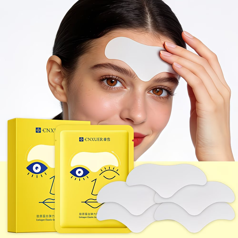 5er-Pack Kollagen-Gel-Stirnpads