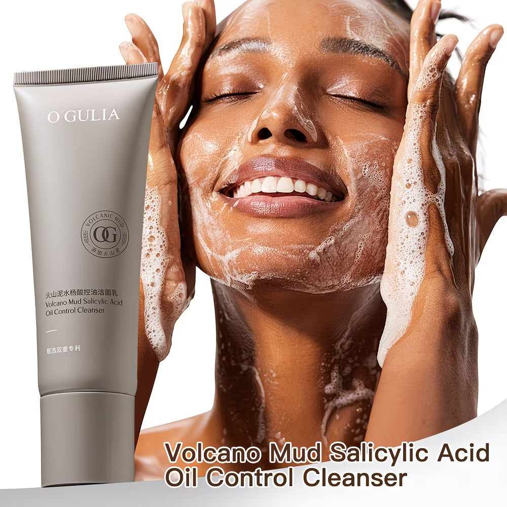 Volcanic Mud & Salicylic Acid Oil-Control Cleanser