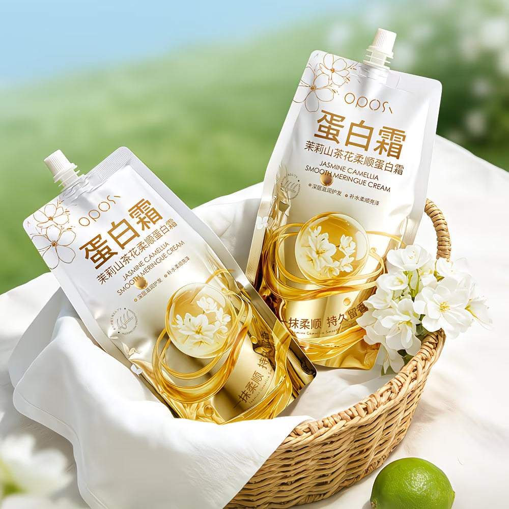 Jasmine & Camellia Keratin Smoothing Hair Mask — 500ml