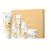 《The Trade & Retail Store》Korean Snail Skincare Set - Hydrating, Brightening & Nourishing for Smooth Light Beige, Travel Essential