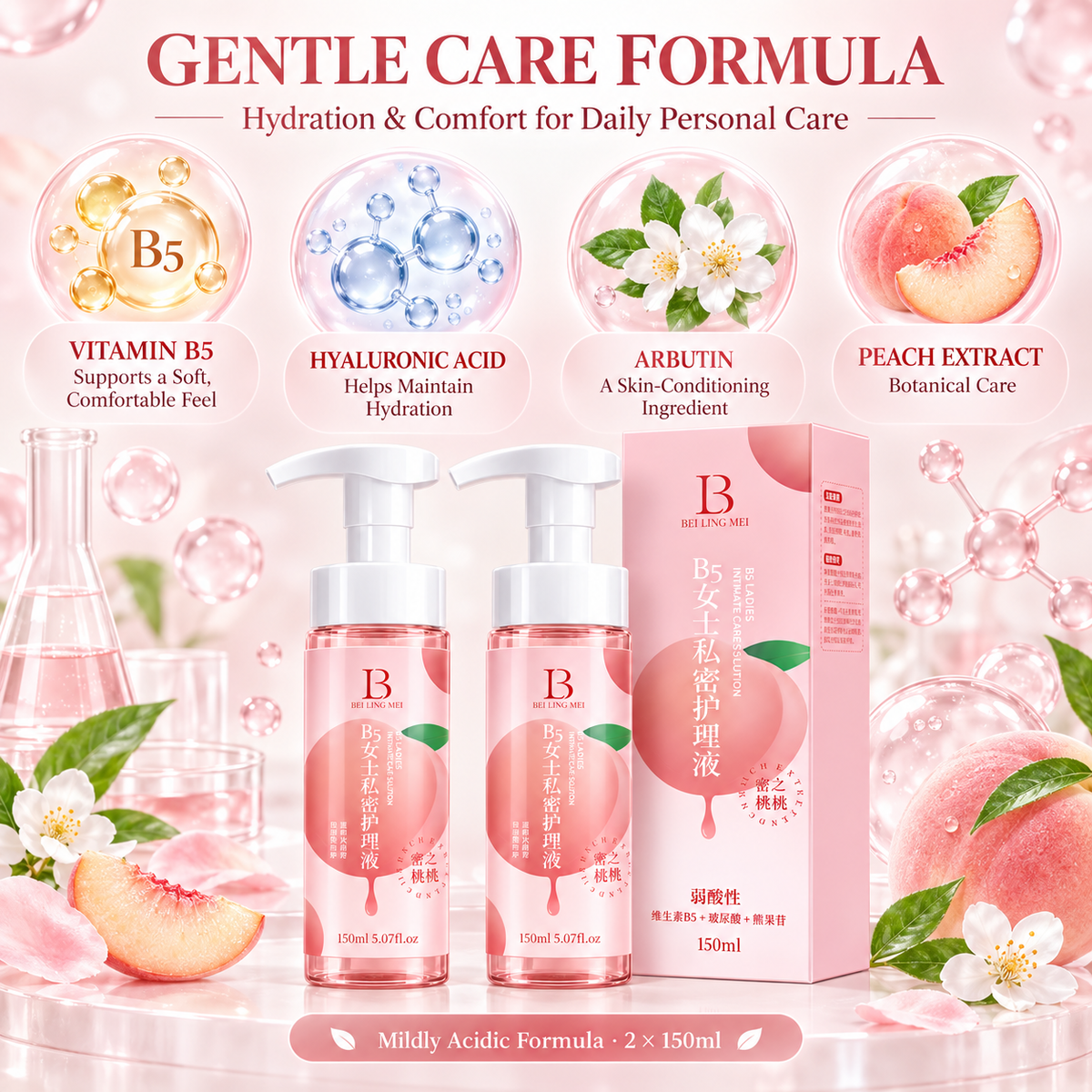Women's Private Care Liquid, 2 x 150ml