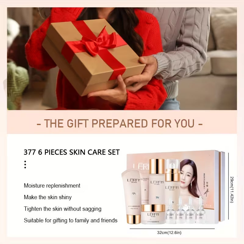 377 6pcs Light Beige Care Set - Contains VC Ingredient