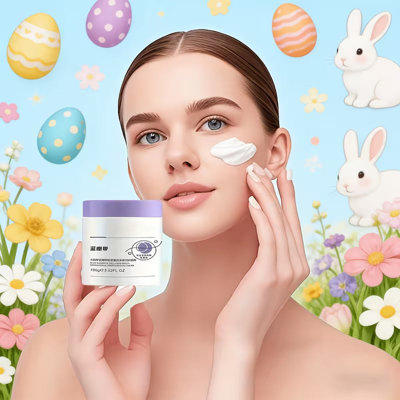 SYUMON Blue Bandage Collagen Multi-Dimensional Moisturizing Face Cream – Ectoin, Collagen & Blue Bandage Extract, 100g (2 Boxes)