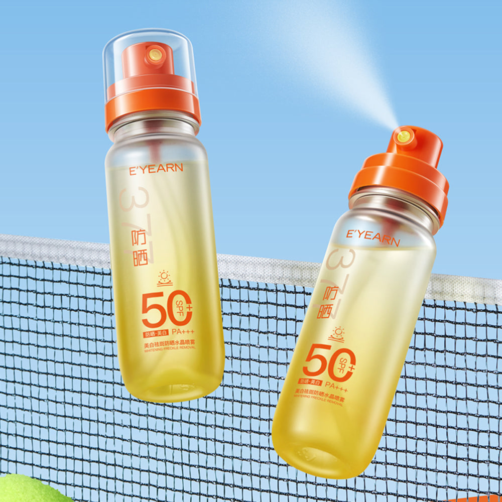 E'YEARN Whitening, Spot-Removing, and Sunscreen Crystal Spray SPF50+ PA+++ (Orange Gradient) 90ml