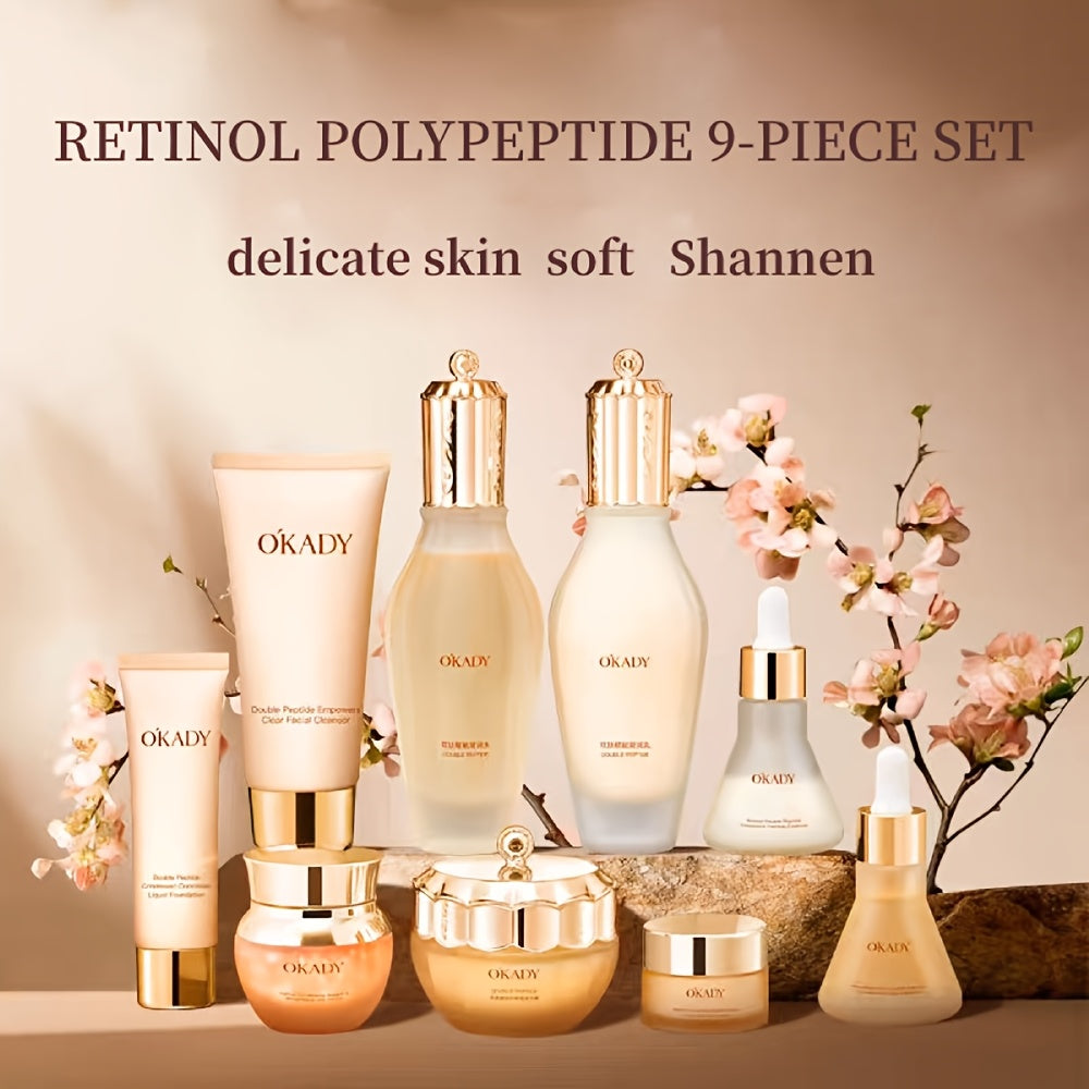 OKDAY Advanced Vitamin A Skincare Set – 9-Piece Set