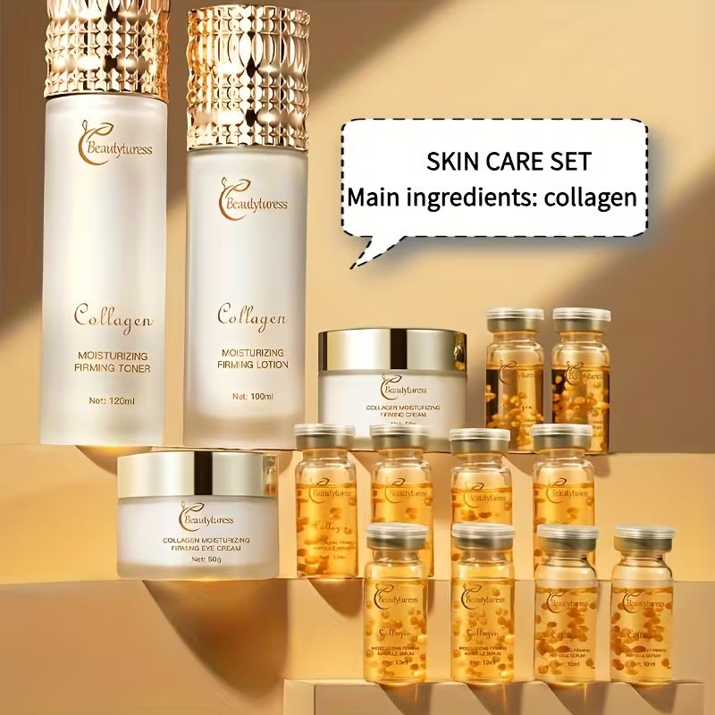 Gentle Korean Skincare Collagen Set (14-Piece Set)