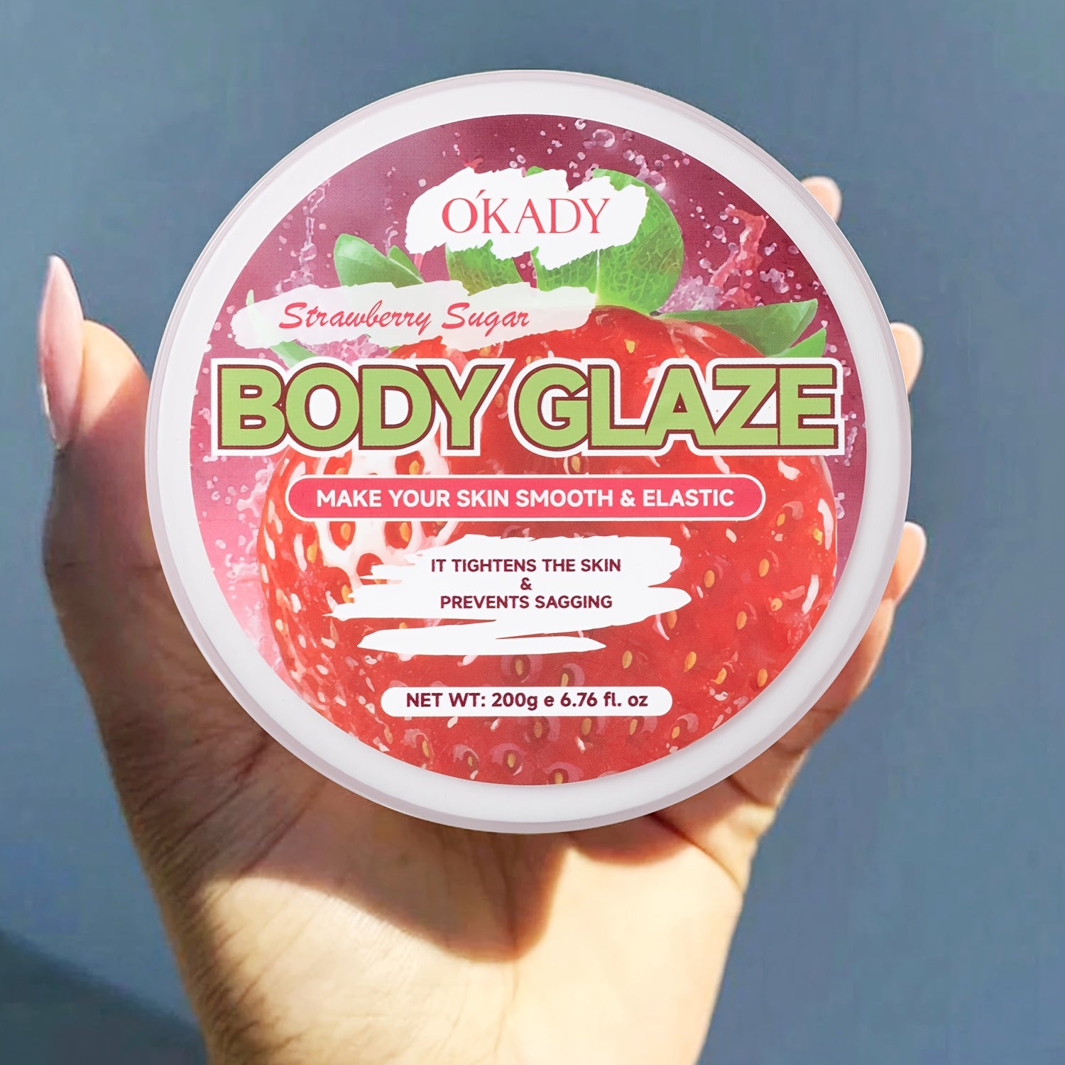200g / 7oz | Strawberry Body Shimmer Cream