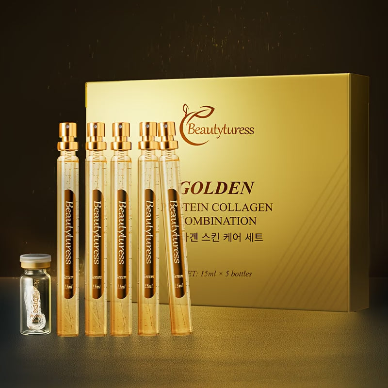 Golden Collagen & Peptide Skincare Gift Set – Lifting & Brightening