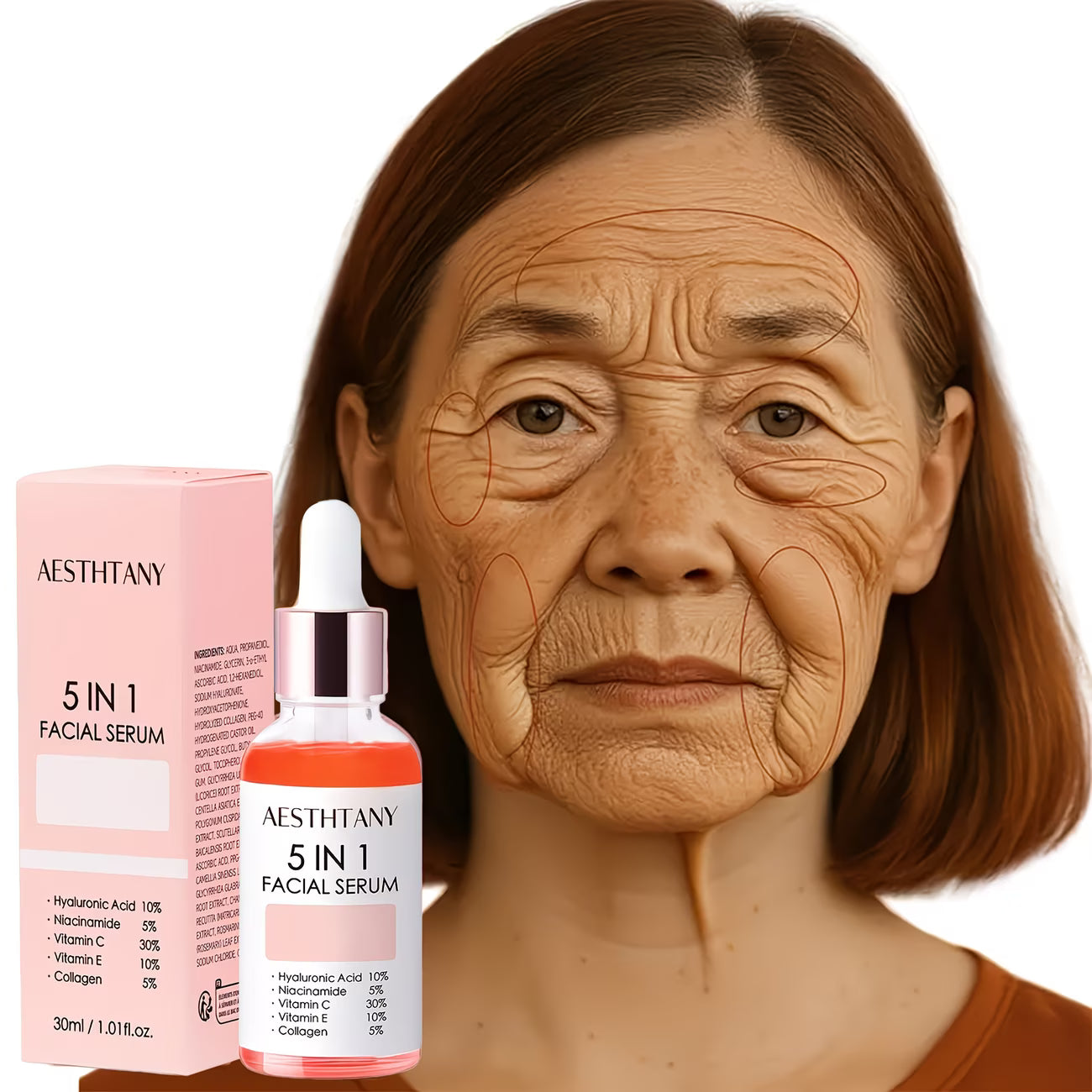 1.05 fl oz 5-in-1 Facial Serum