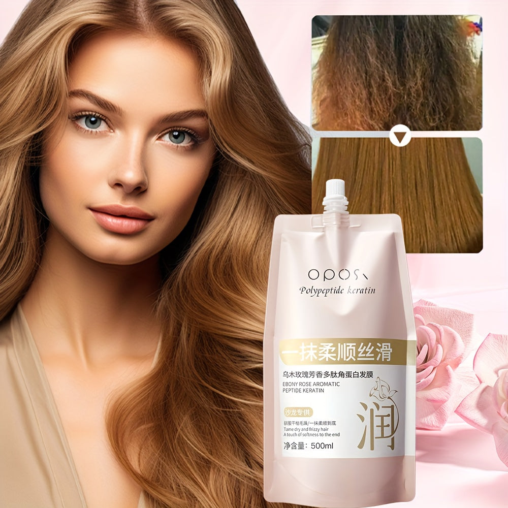Haarmaske mit Peptiden und Keratin, Duftnote Ebenholzrose, 500 ml