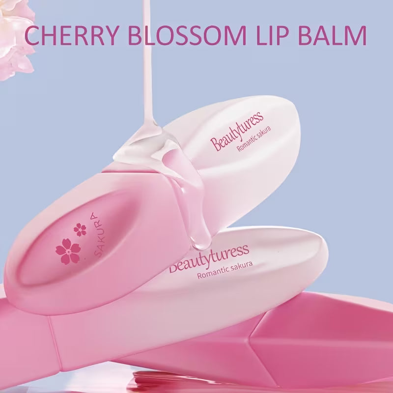 Romantic Sakura Lip Balm – Hypoallergenic, Moisturising & Long-Lasting Nourishment